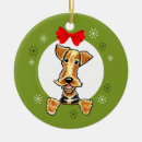 Zoek naar airedale ornamenten Kerst