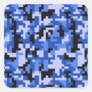 Recherche de camo bleu autocollants Camouflage