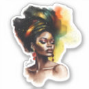 Recherche de femme de couleur autocollants Afro américain