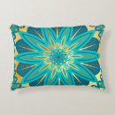 Recherche de mandala de fleur coussins Élégant