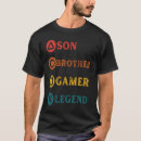 Recherche de jeux vidéo vintages tshirts Fils