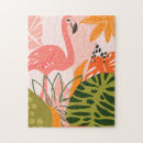Recherche de flamants roses puzzles Tropical