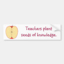 Recherche de pomme rouge voiture autocollants Teacher