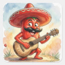 Recherche de guitare rouge autocollants Guitariste