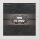 Recherche de leather invitations Parti