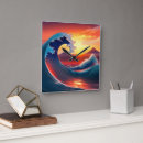 Recherche de vagues horloges Katsushika hokusai