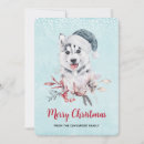 Recherche de husky christmas vœux cartes Animal