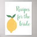 Recherche de lemon bridal shower posters Moderne