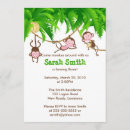 Recherche de de singe anniversaire invitations Jungle