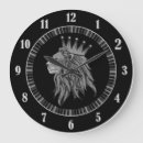 Recherche de lion horloges Jungle