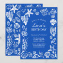 Recherche de coquillages bleus invitations Plage