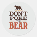 Recherche de humour d ours autocollants Porter