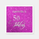 Zoek naar donkerroze servetten 50ste verjaardag