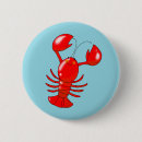 Recherche de homard drôle badges Mignon