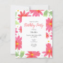 Recherche de motif floral abstrait invitations Rose