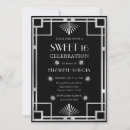 Recherche de black and silver invitations Vintage