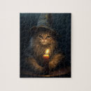 Recherche de sorcière puzzles Chaton
