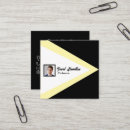 Recherche de noir jaune cartes visite Simple