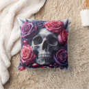 Recherche de rose de crâne coussins Toute personne