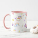 Recherche de motif licorne tasses Filles