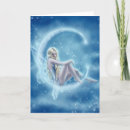 Recherche de fée bleue vœux cartes Neige