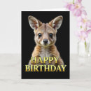 Recherche de kangourou anniversaire cartes Animal