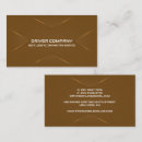Recherche de chauffeur de luxe cartes visite Conducteur