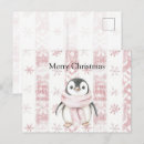 Recherche de noël rose cartes postales Flocons de neige