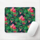 Recherche de lis roses tapis souris Vert