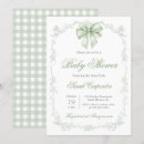 Recherche de sage baby shower invitations Neutre