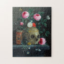 Recherche de crânes puzzles Fleurs
