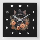 Recherche de chat noir horloges Halloween