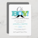 Recherche de petit monsieur invitations Bleu