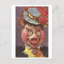 Zoek naar varken briefkaarten Vintage
