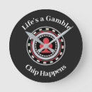 Recherche de jetons de poker horloges Puce