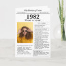Recherche de 1982 anniversaire cartes Vintage