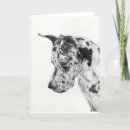 Recherche de great dane vœux cartes Danois