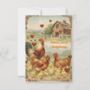 Recherche de basses cours vœux cartes Poulet
