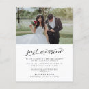 Recherche de mariage romantique cartes postales Minimaliste