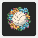 Recherche de joueur de volleyball autocollants Balle