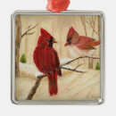 Zoek naar rode vogel ornamenten Cardinal