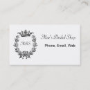 Recherche de couronne vintage cartes visite Monogramme