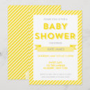 Recherche de rayure jaune invitations Neutre