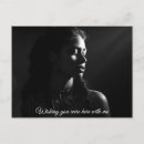 Recherche de visage femme cartes postales Noir et blanc