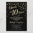 Recherche de de 10 ans invitations Noir