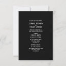 Recherche de simple noir et blanc invitations Rétro