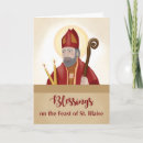 Recherche de saint patron vœux cartes Catholique