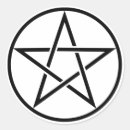 Recherche de pentagrammes autocollants Paganisme