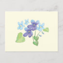 Recherche de violettes cartes postales Printemps