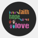 Recherche de signe chrétien autocollants Asl